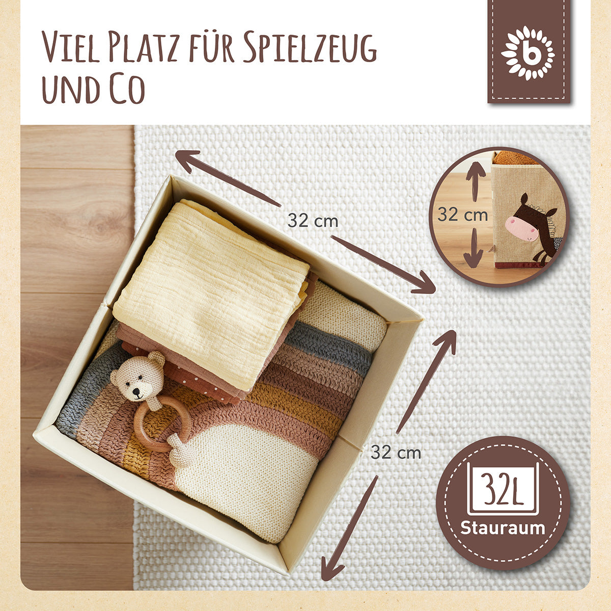 Aufbewahrungsbox Esel