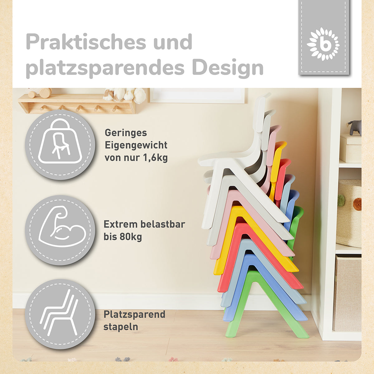 Kinderstuhl silver