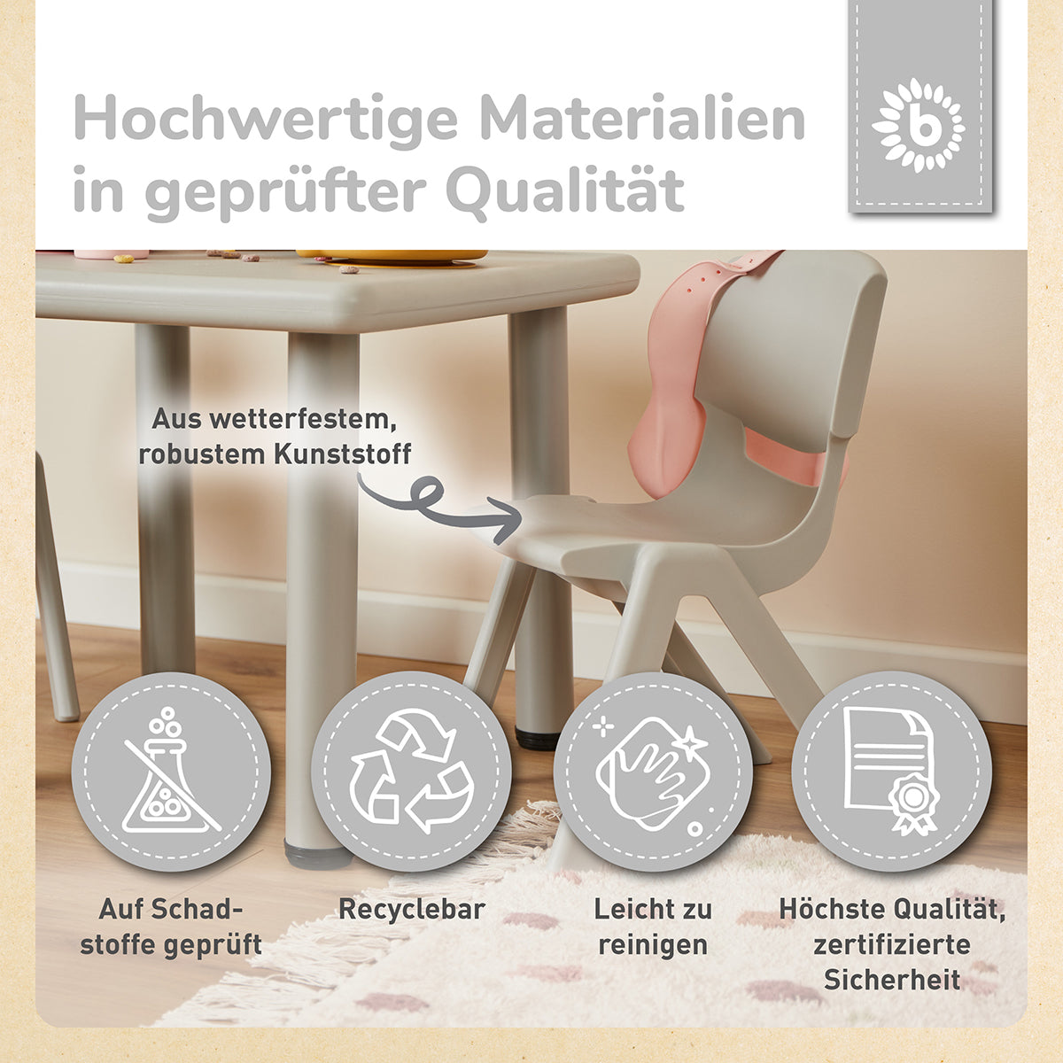 Kinderstuhl silver