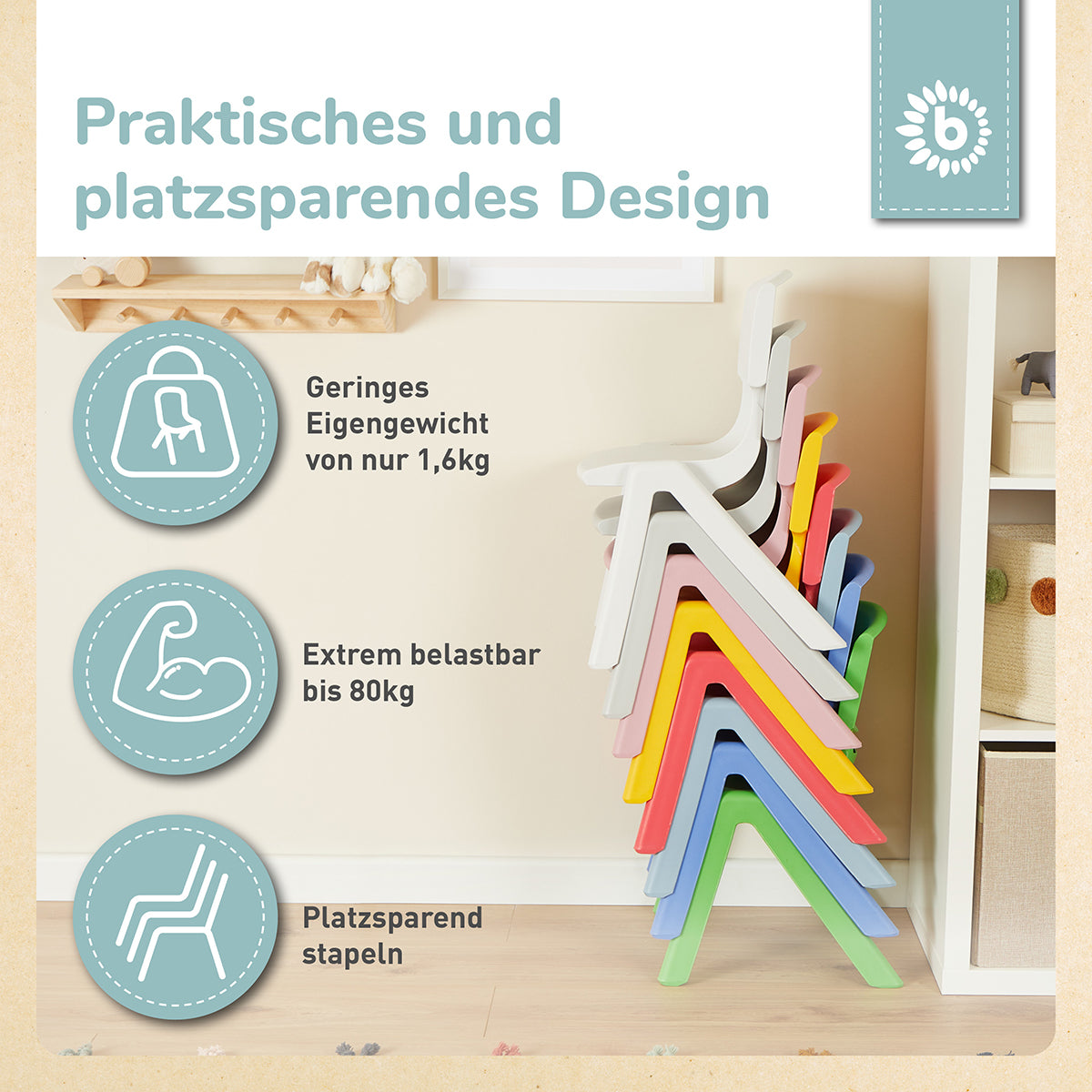 Kinderstuhl mint
