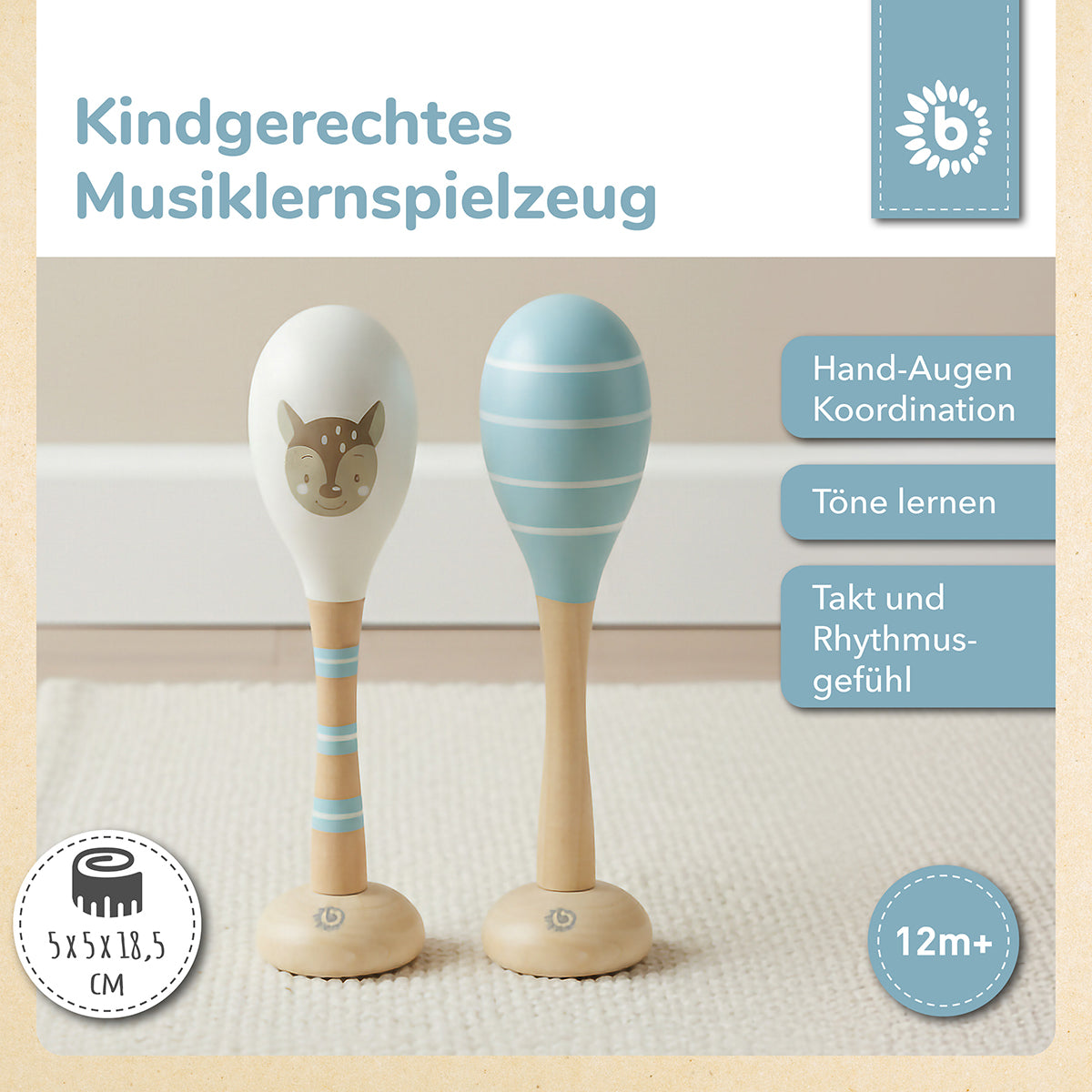 Maracas 2er Set Reh