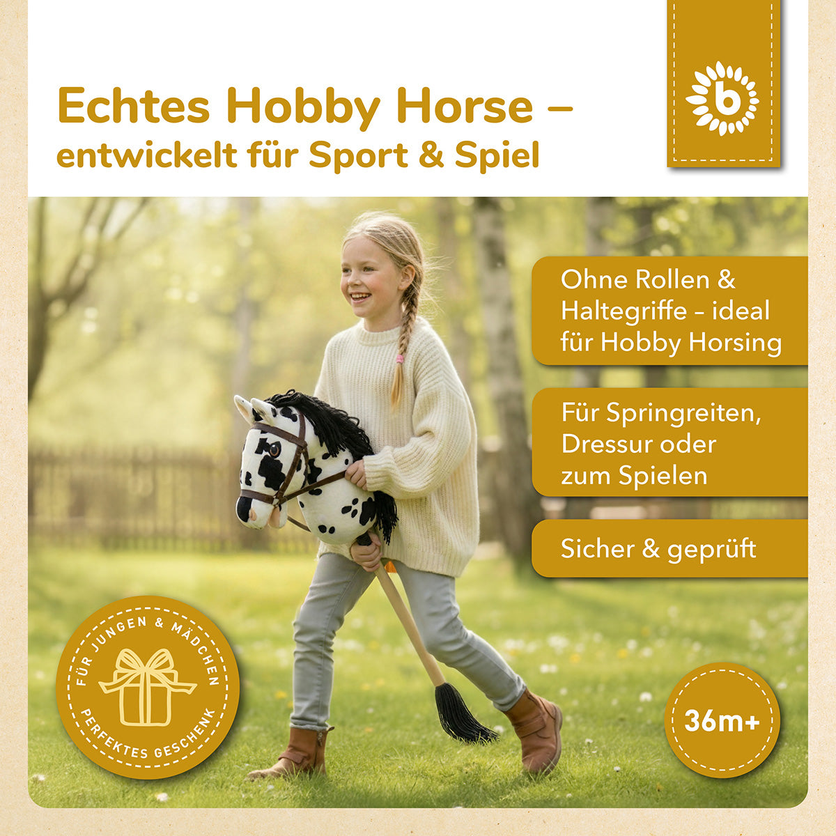 HOBBY HORSE SCHECKE - GRÖSSE M
