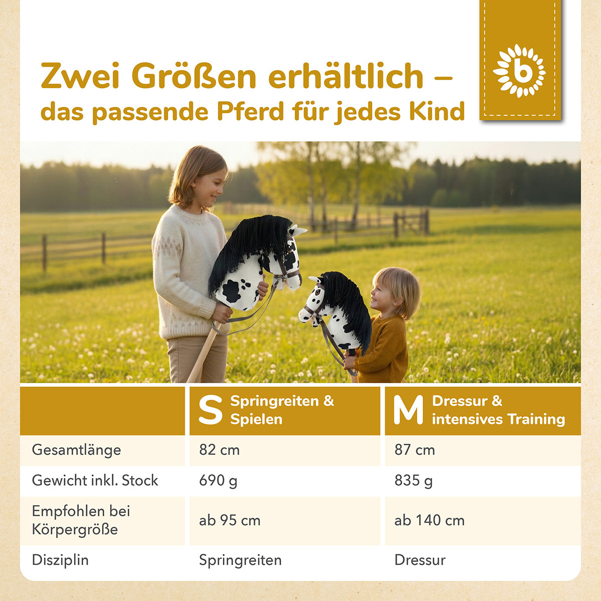 HOBBY HORSE SCHECKE - GRÖSSE S