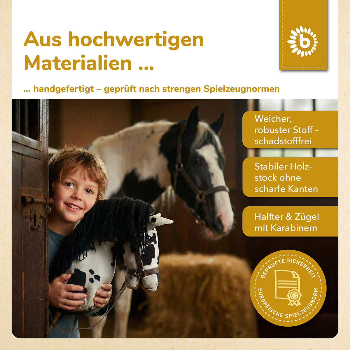 HOBBY HORSE SCHECKE - GRÖSSE S