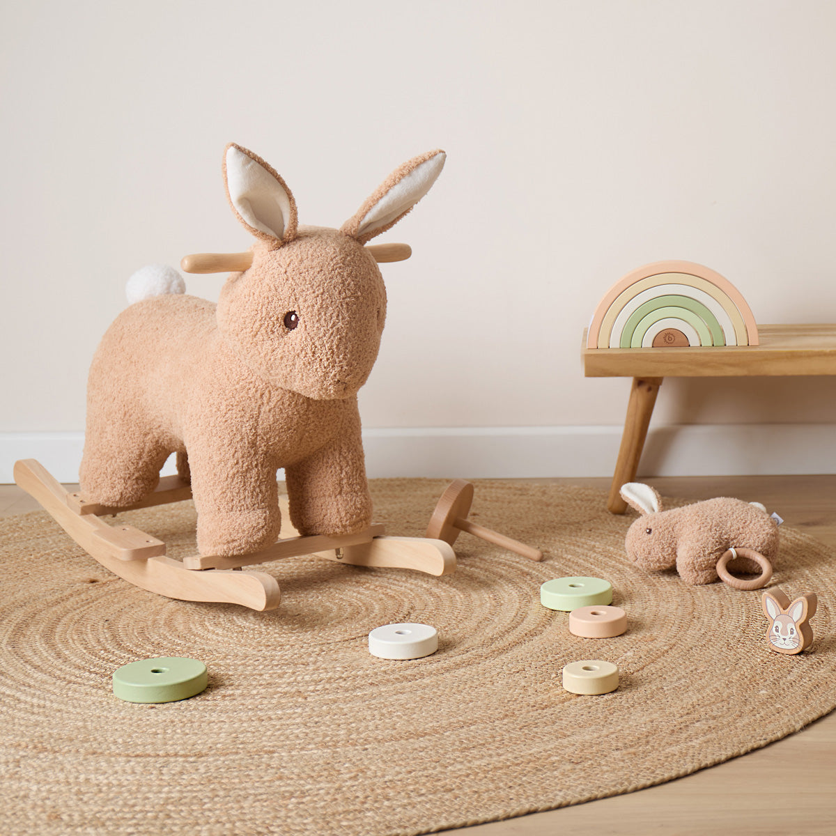 Schaukeltier Hase Fine