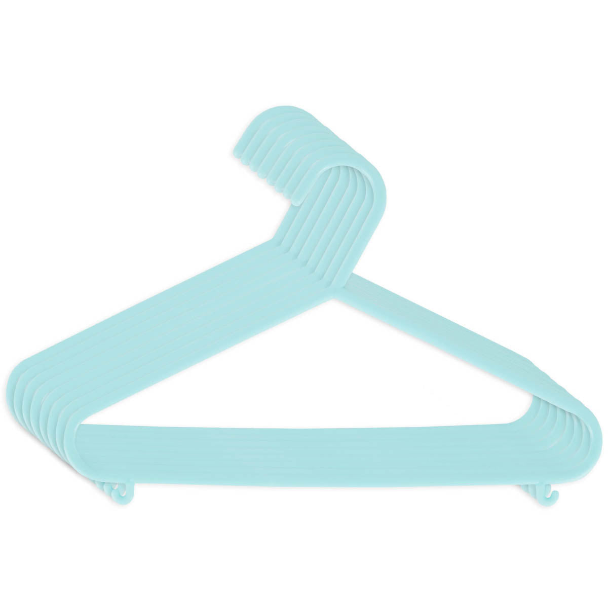 Kleiderbügel 8er Set light teal