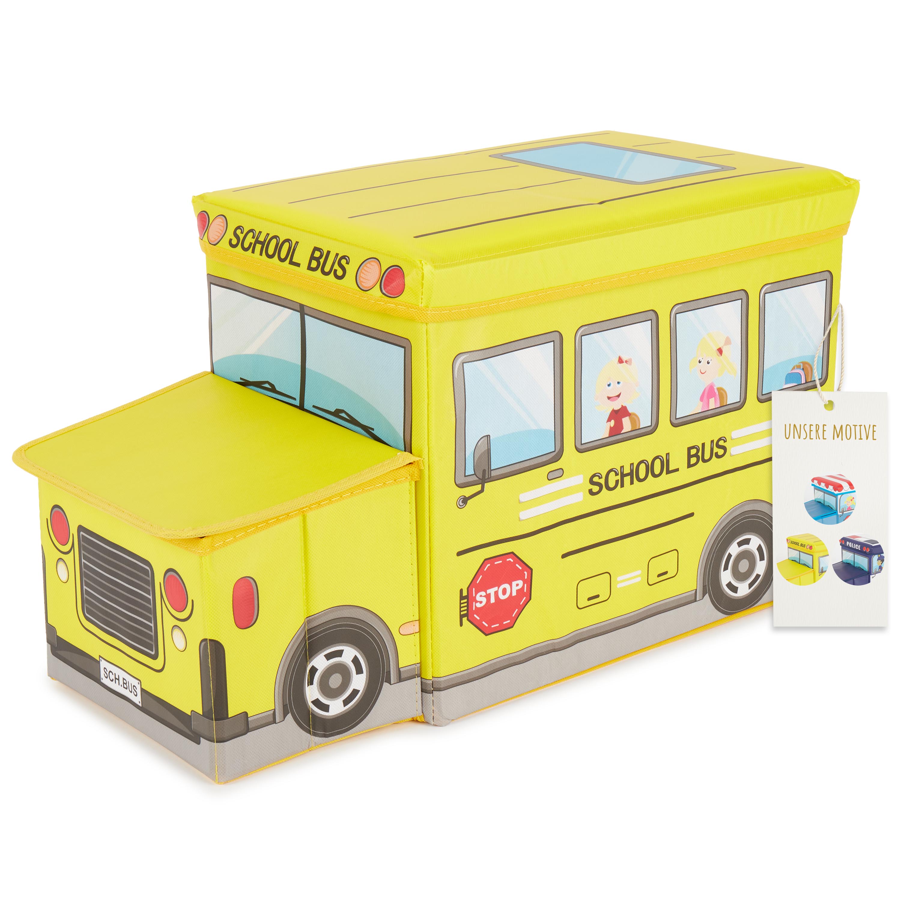 2in1 Staubox & Sitzbank Schulbus