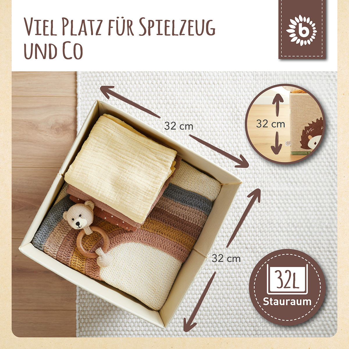 Aufbewahrungsbox Igel