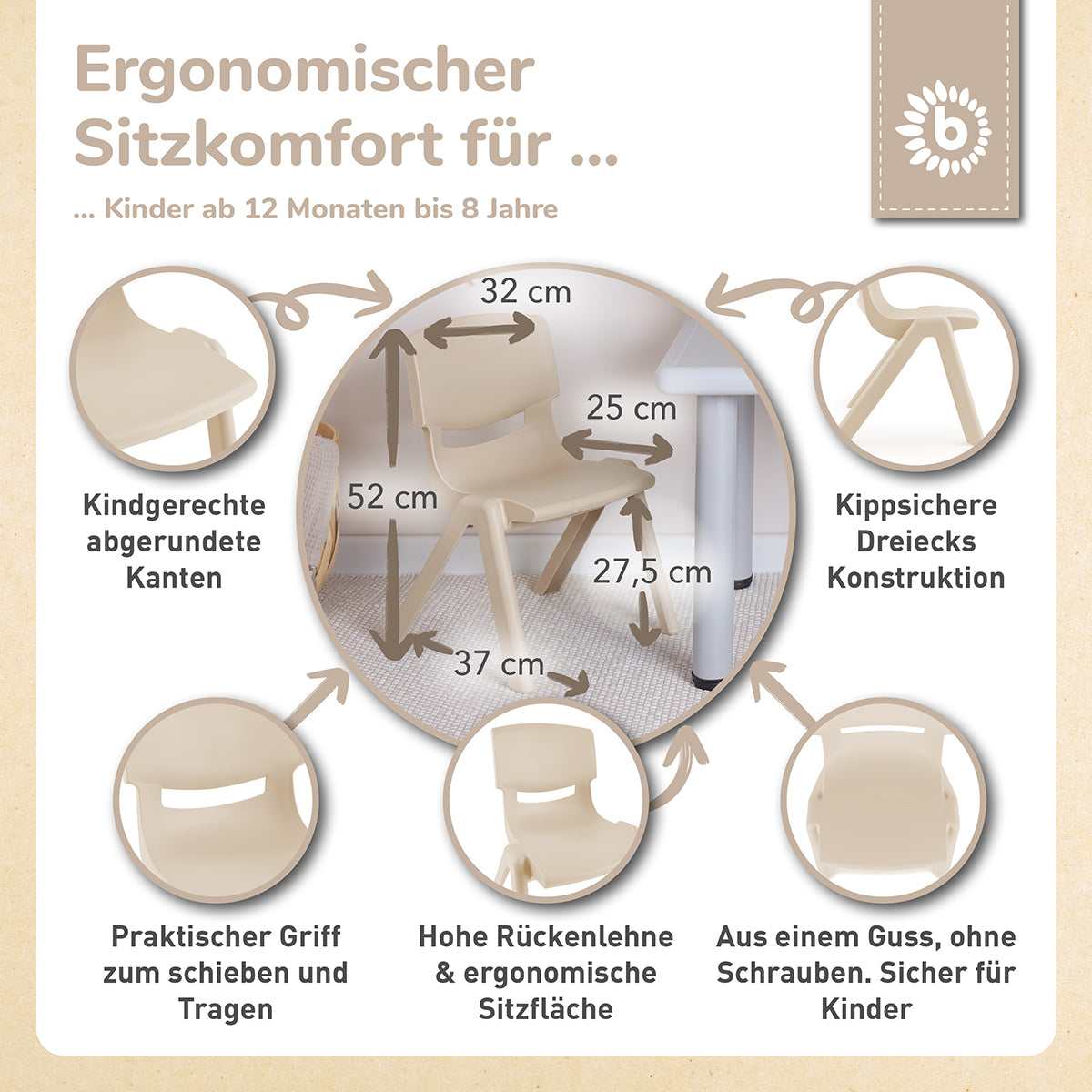 Kinderstuhl sand
