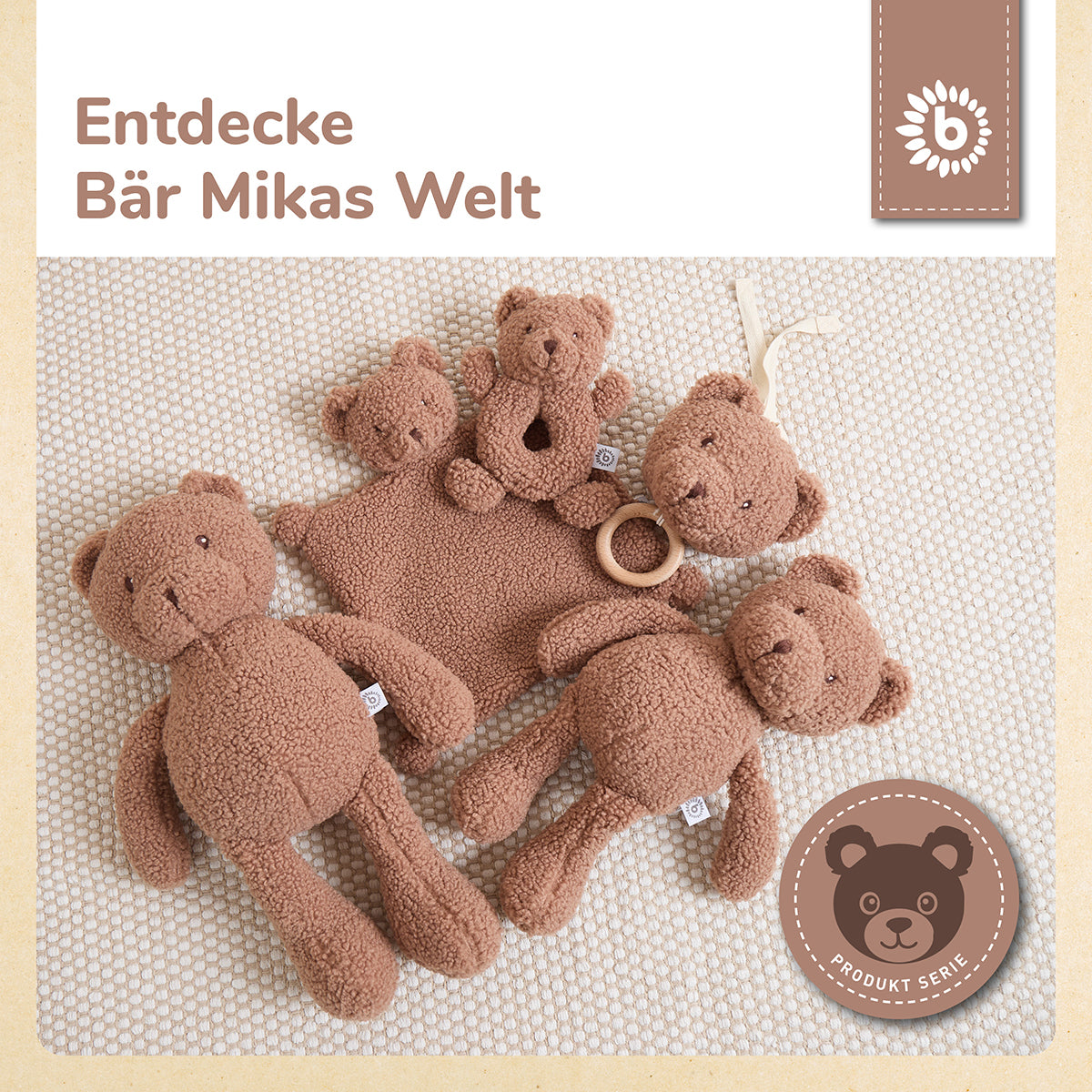 SCHMUSETUCH BÄR MIKA