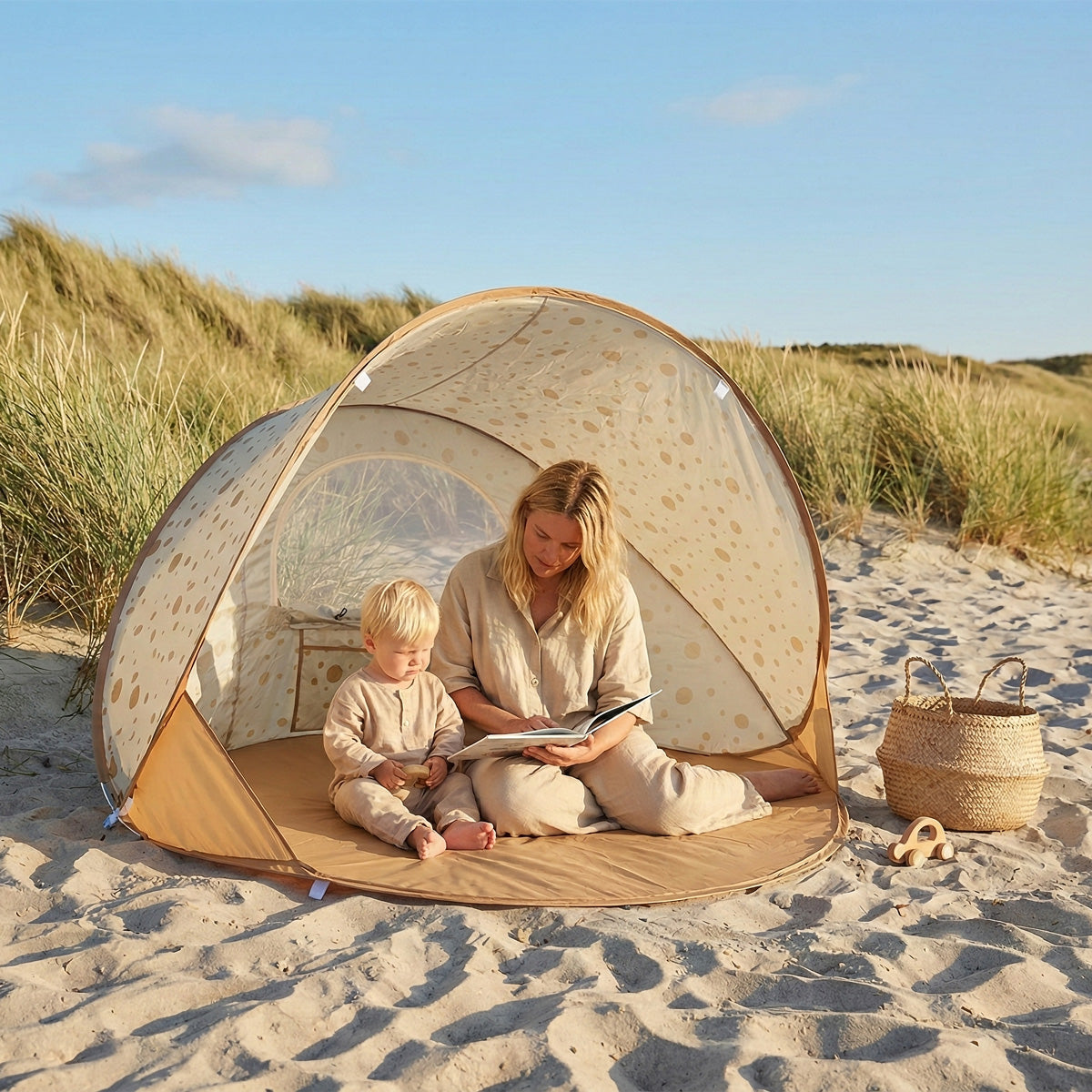 POP UP STRANDMUSCHEL DOTS