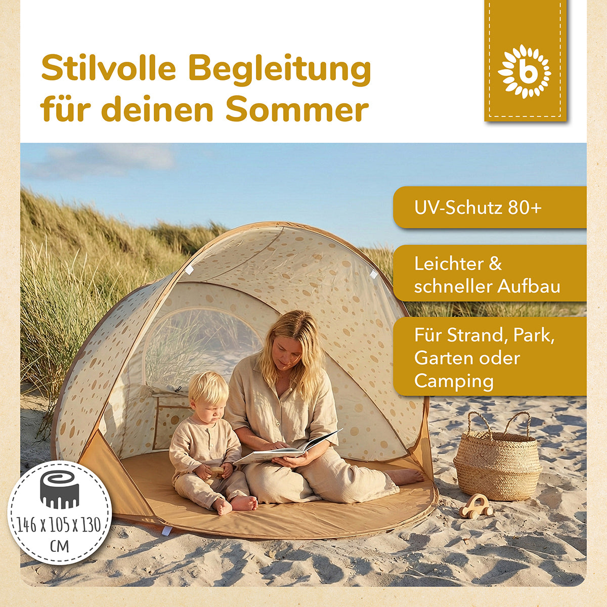 POP UP STRANDMUSCHEL DOTS