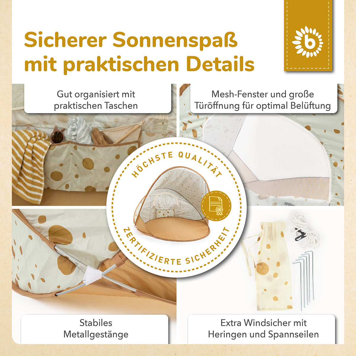 POP UP STRANDMUSCHEL DOTS