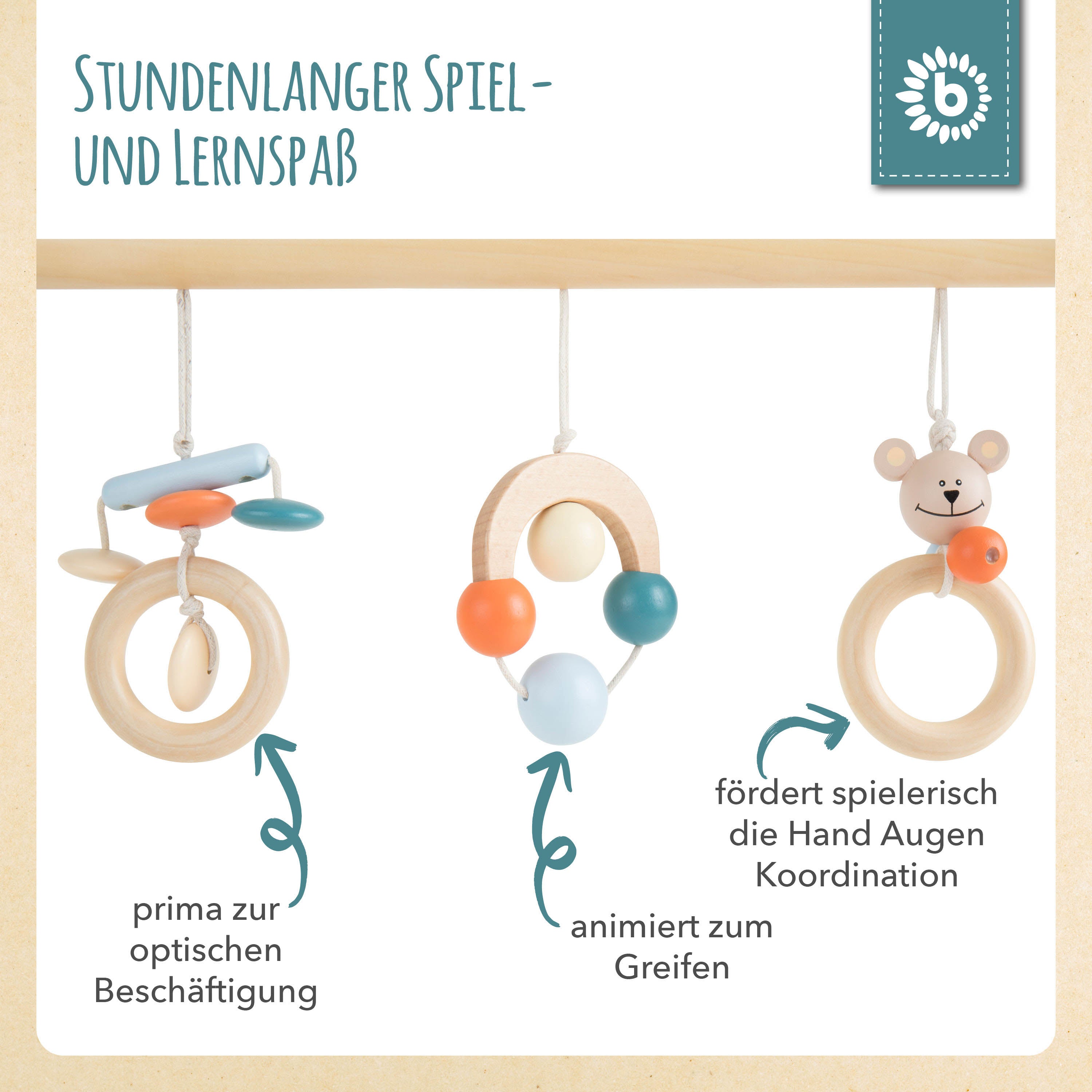 Spielbogen Bär