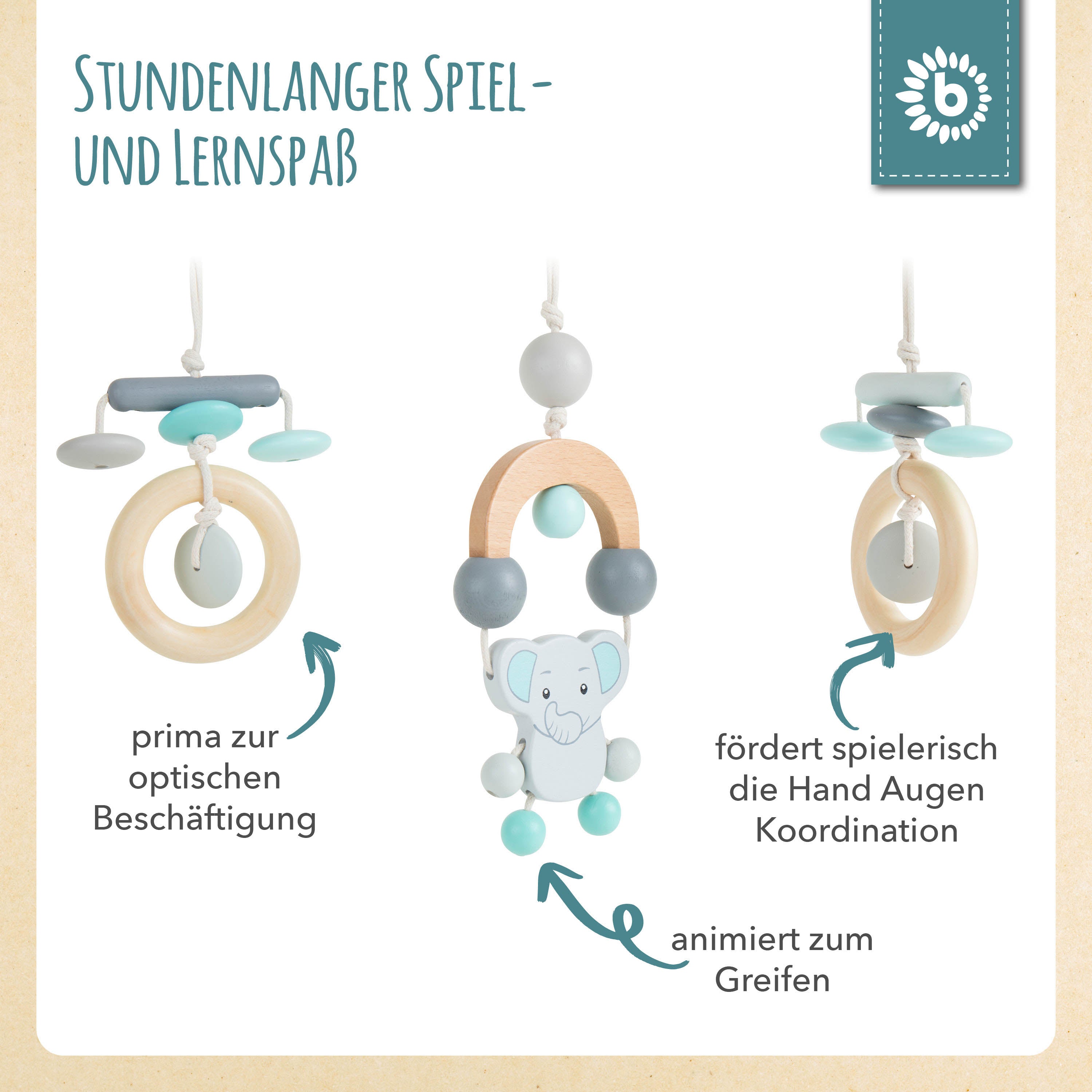 Spielbogen Elefant höhenverstellbar