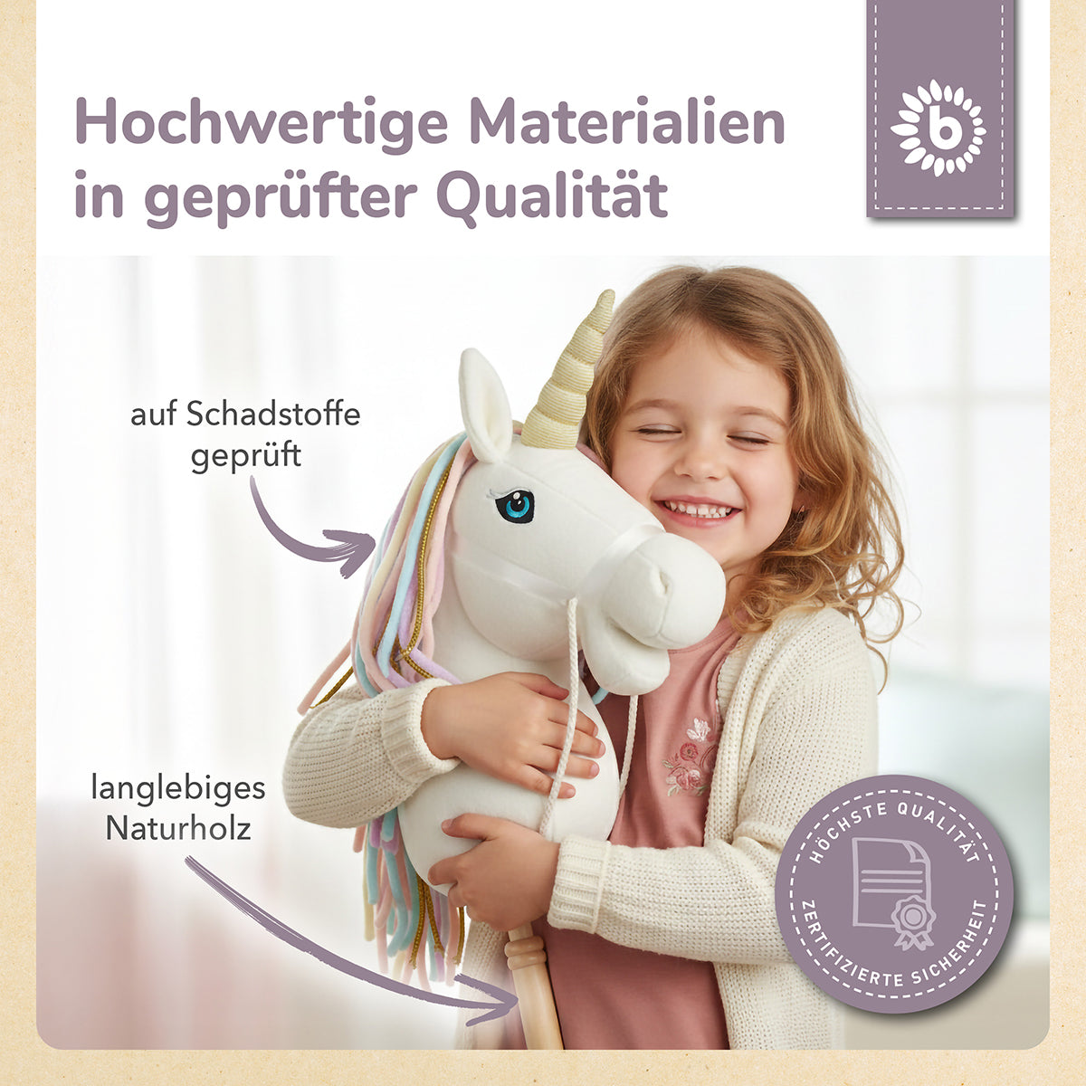 STECKENTIER EINHORN RAINBOW