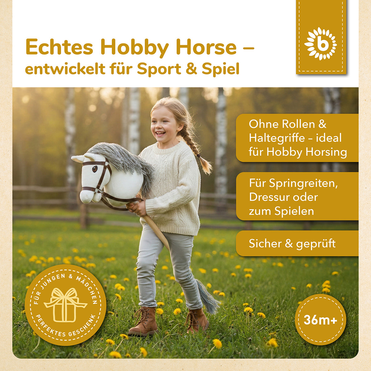 HOBBY HORSE SCHIMMEL - GRÖSSE M