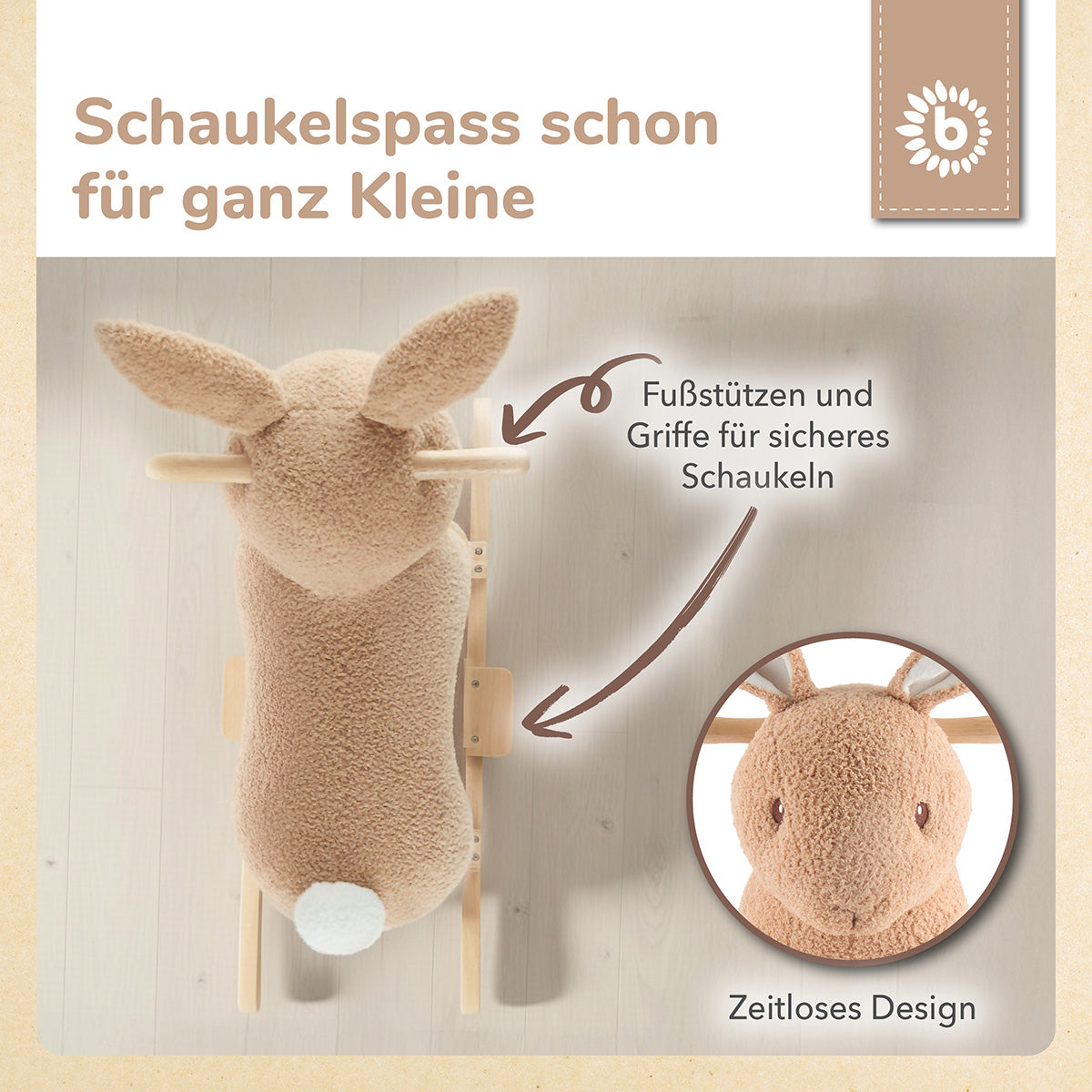 Schaukeltier Hase Fine