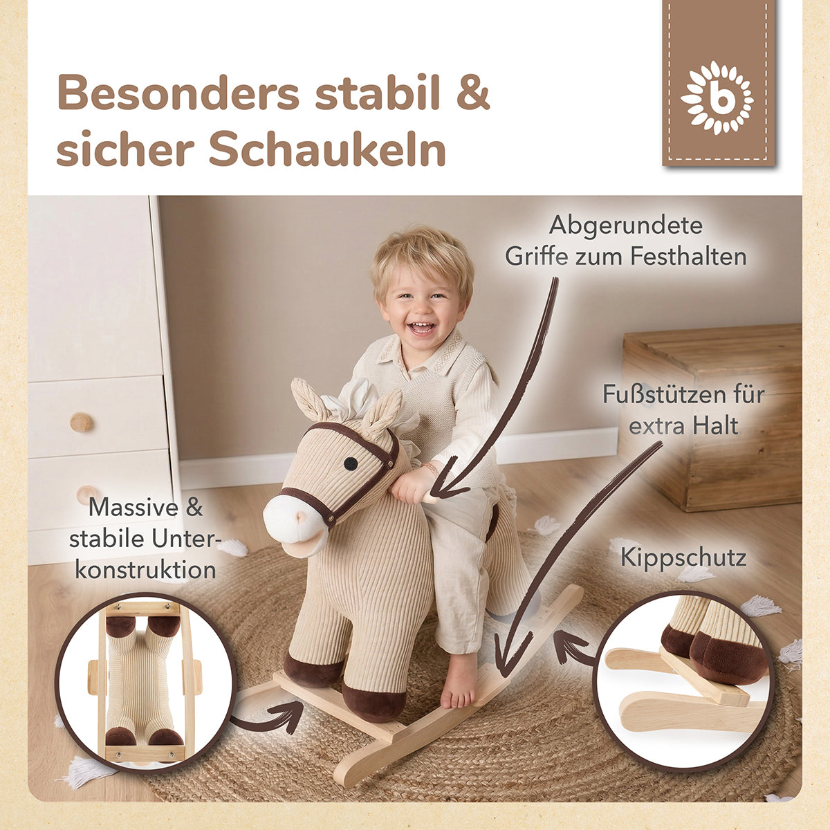 Schaukelpferd Lucky